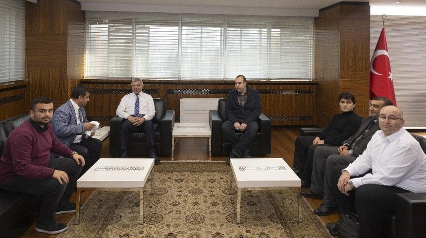 Engelli derneklerinden Başkan &Ccedil;elik&rsquo;e teşekk&uuml;r ziyaretleri