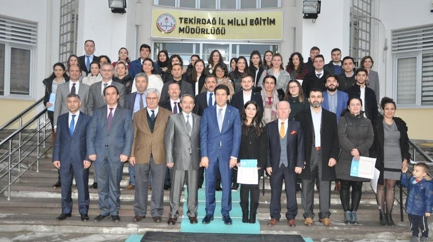 43 &ouml;ğretmene sertifika