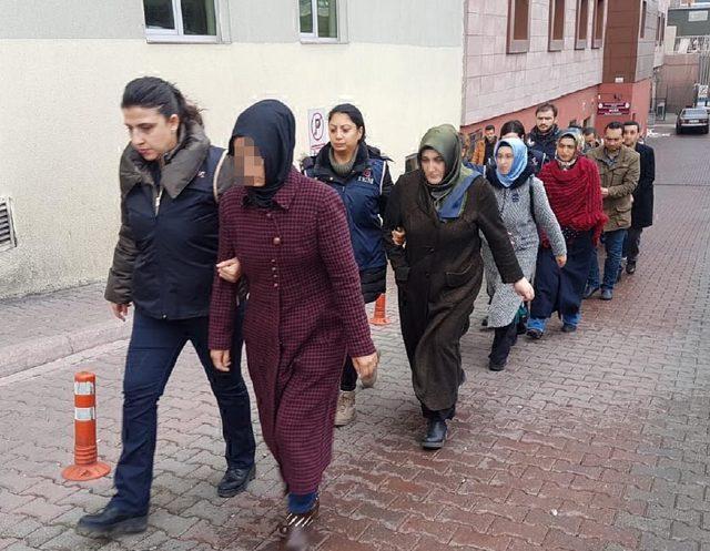 Kayseri'de FETÖ'den 10 tutuklama, 11 şüpheli adliyede