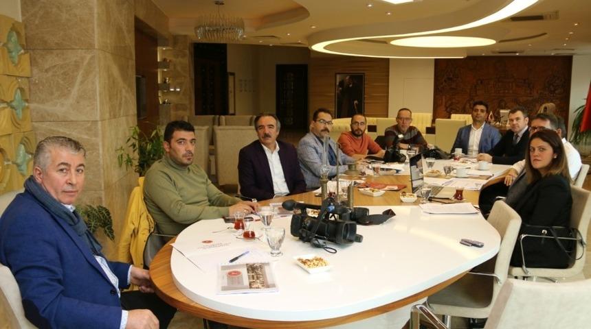 Rekt&ouml;r Bağlı basın mensuplarıyla bir araya geldi