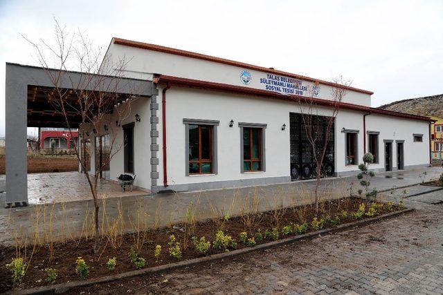 Talas&rsquo;ın S&uuml;leymanlı Sosyal Tesisi konuk ağırlamaya hazır 2