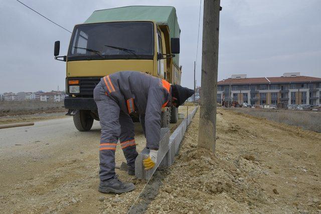 Tepebaşı’nda üst yapı çalışmaları devam ediyor