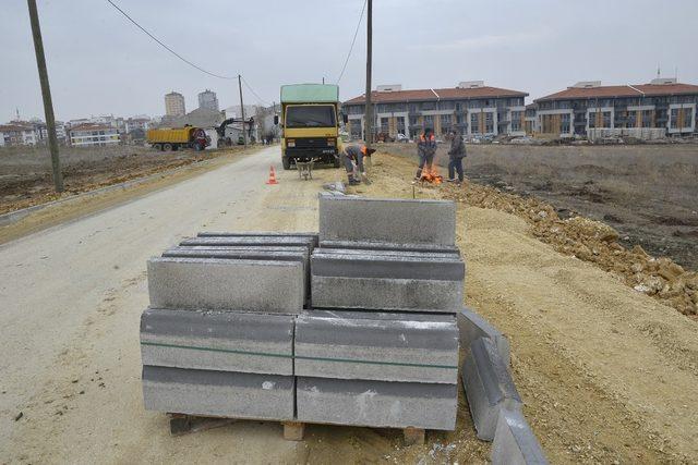 Tepebaşı’nda üst yapı çalışmaları devam ediyor