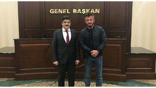 Sean Penn AK Parti Genel Başkan Danışmanı Yasin Aktay'ı ziyaret etti