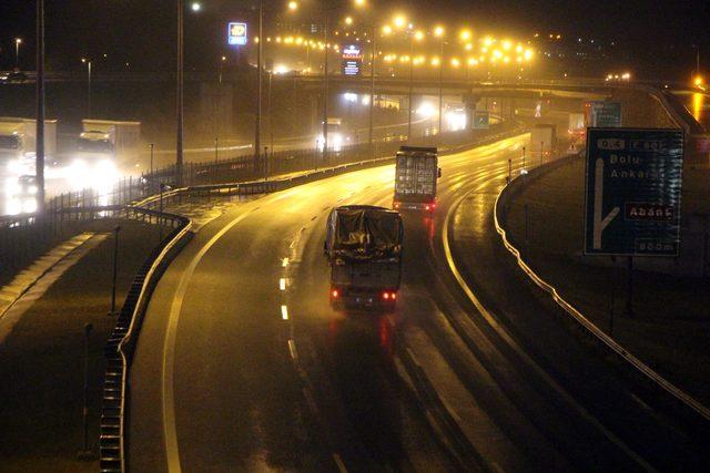 Bolu Dağı Tüneli'nin Ankara istikameti 19 gün sonra ulaşıma açıldı