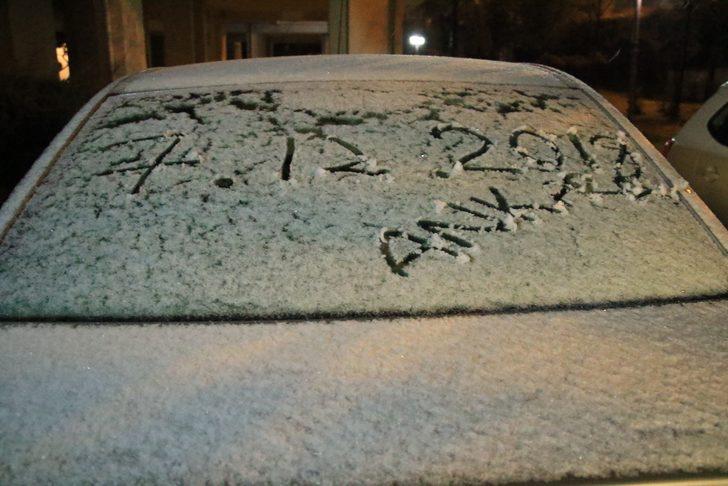 O şehir beyaza büründü G1