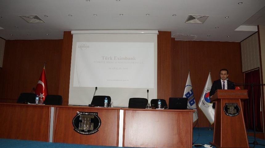 ATB&rsquo;de Eximbank bilgilendirme toplantısı yapıldı