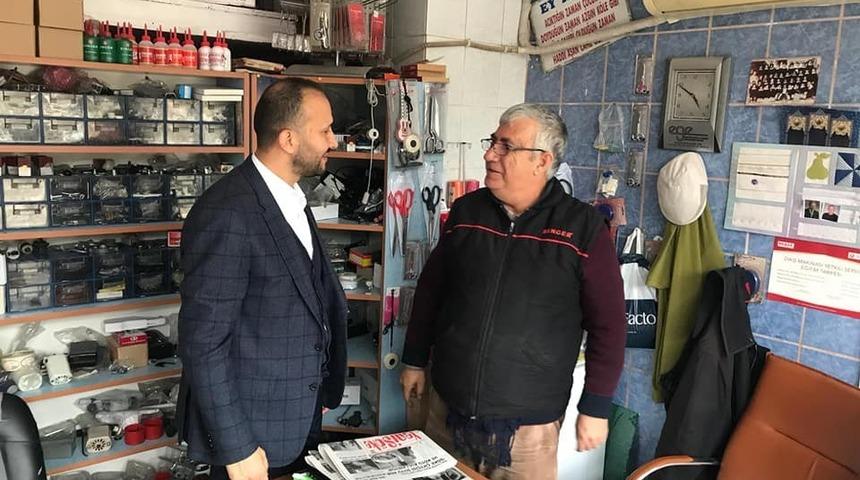 AK Partili Er&uuml;rker, S&ouml;ke&rsquo;de vatandaşlarla buluştu