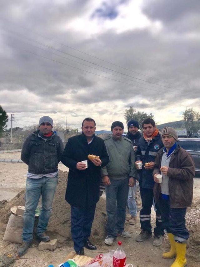 Başkan Soylu’dan soğuk havada sıcak sohbet