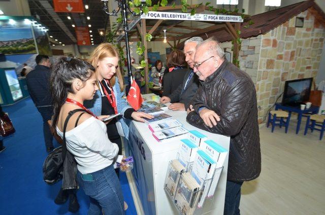 Foça’nın standına yoğun ilgi