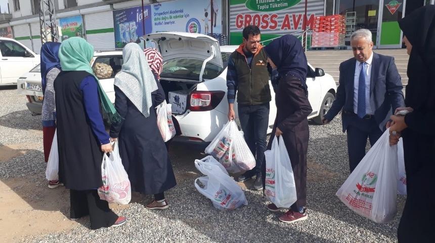 Kahtalı &ouml;ğrencilerden &ouml;rnek kampanya