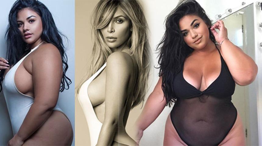 Beden olumlaması için ünlülerin pozlarını canlandıran büyük beden model: Diana Sirokai