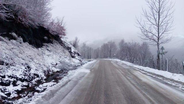 Tokat’ta kar yağışı