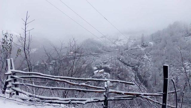 Tokat’ta kar yağışı