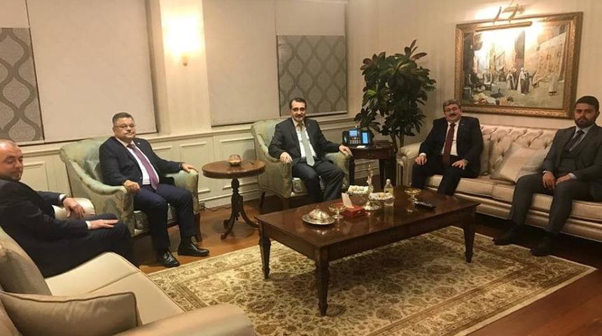 AK Parti heyetinden Bakan D&ouml;nmez&rsquo;e ziyaret