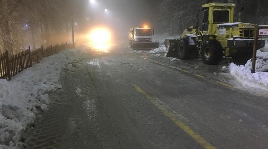 Kocaeli karla m&uuml;cadeleye hazır