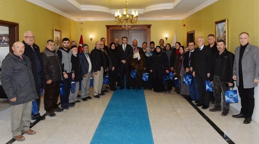 Şehit yakınlarından Vali Memiş&rsquo;e ziyaret