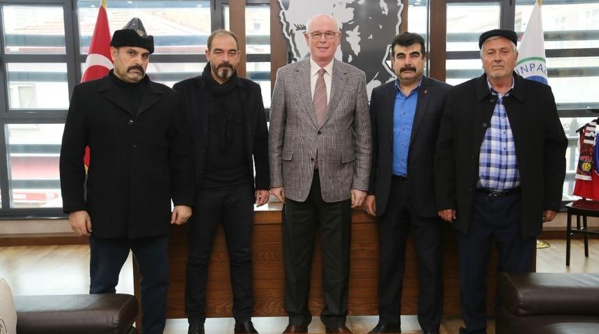 Kazım Kurt&rsquo;a Kayı Boyu Derneği&rsquo;nden ziyaret