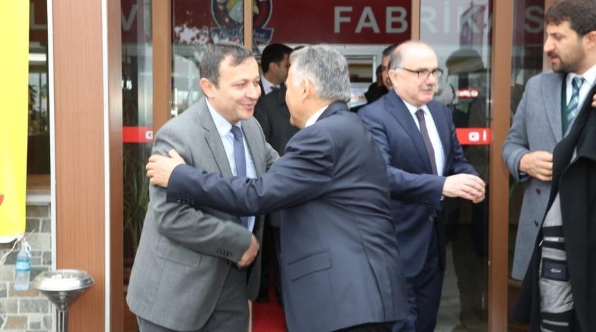 Başkan B&uuml;y&uuml;kkılı&ccedil;, rekt&ouml;rler ile bir arada