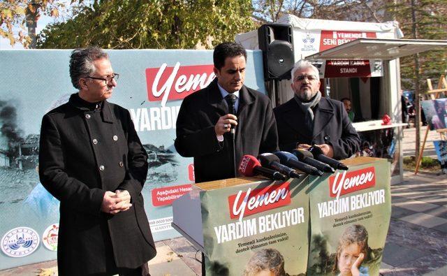 Elazığ’dan, Yemen’e yardım  kampanyası