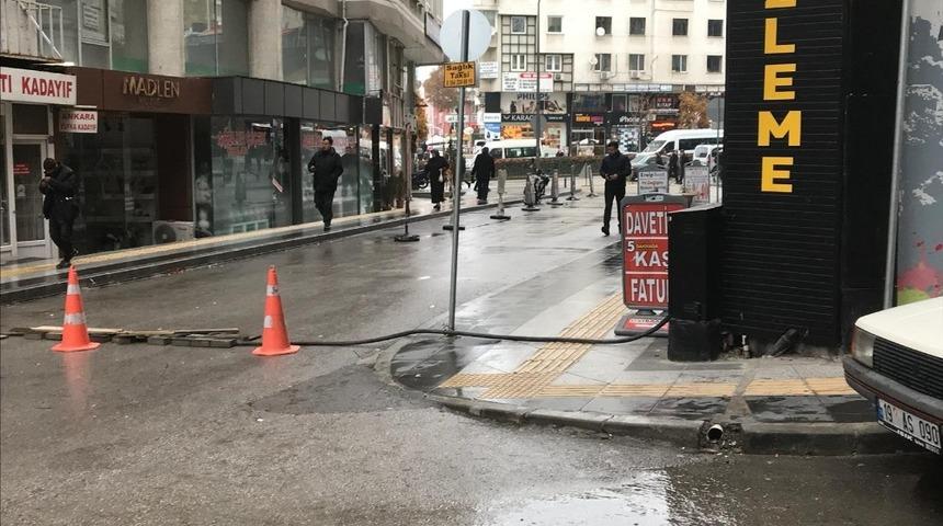 Elektrik kesintisine esnaflardan tepki