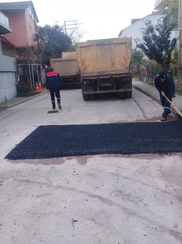 Körfez’de yollar yenileniyor