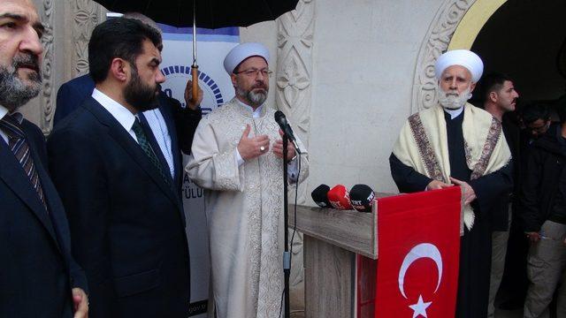 Diyanet İşleri Başkanı Erbaş Nusaybin’de cami açılışı yaptı