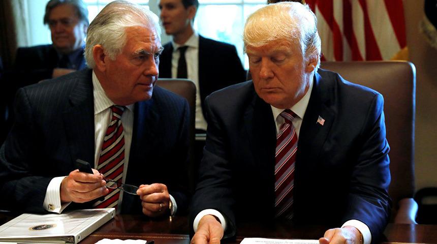 Trump'tan eski Dışişleri Bakanı Tillerson'a: Taş kafalı!