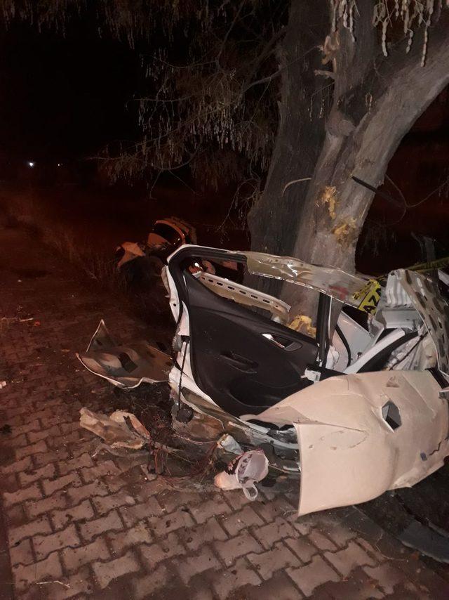 Otomobil ağaca çarptı, Fatma öğretmen yaşamını yitirdi