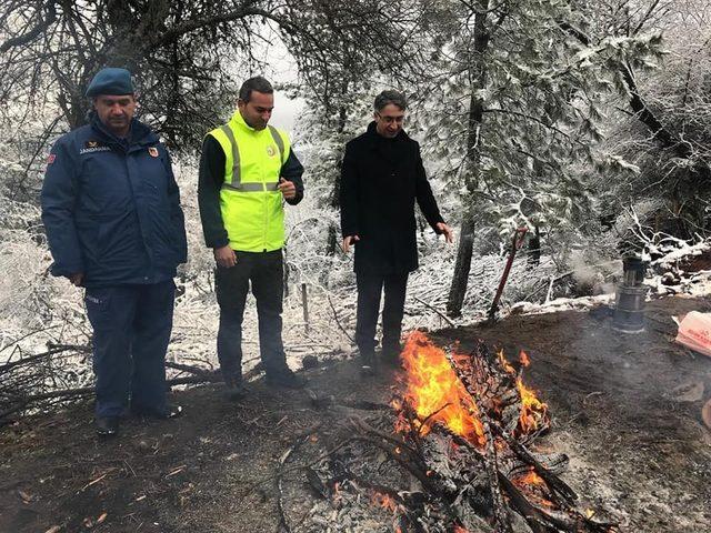 Kaymakam kar çamur demedi ağaç dokunu dikti