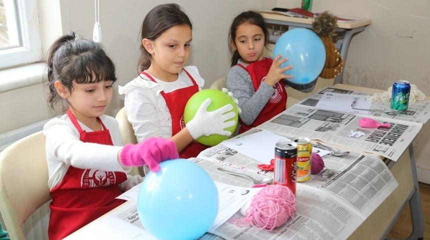 Odunpazarı&rsquo;nda &ccedil;ocuklar deneyerek &ouml;ğreniyor