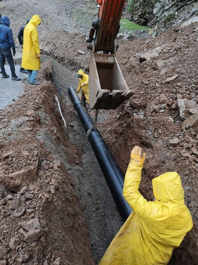 Sason’un 50 yıllık içme suyu sorunu çözülüyor