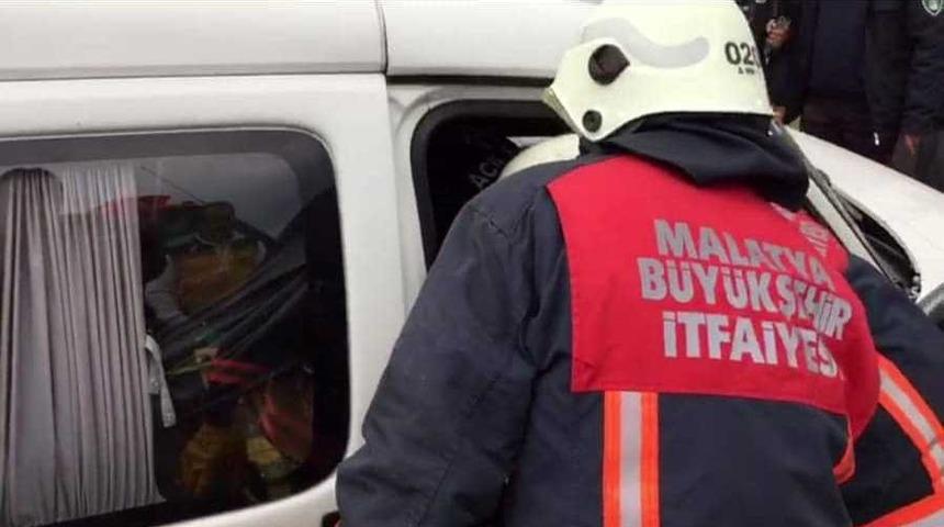 Malatya&rsquo;da trafik kazası: 1 yaralı