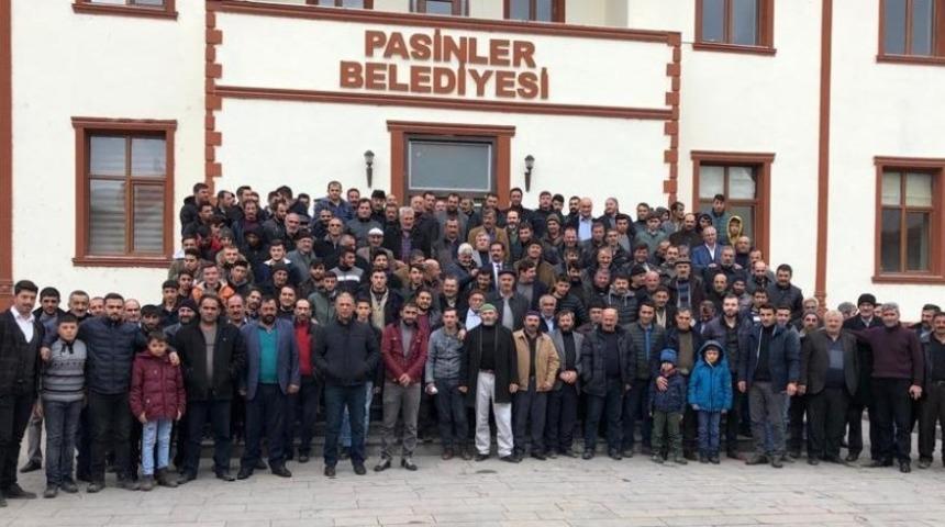 Pasinler&rsquo;de &Uuml;nsal Sertoğlu&rsquo;na tam destek