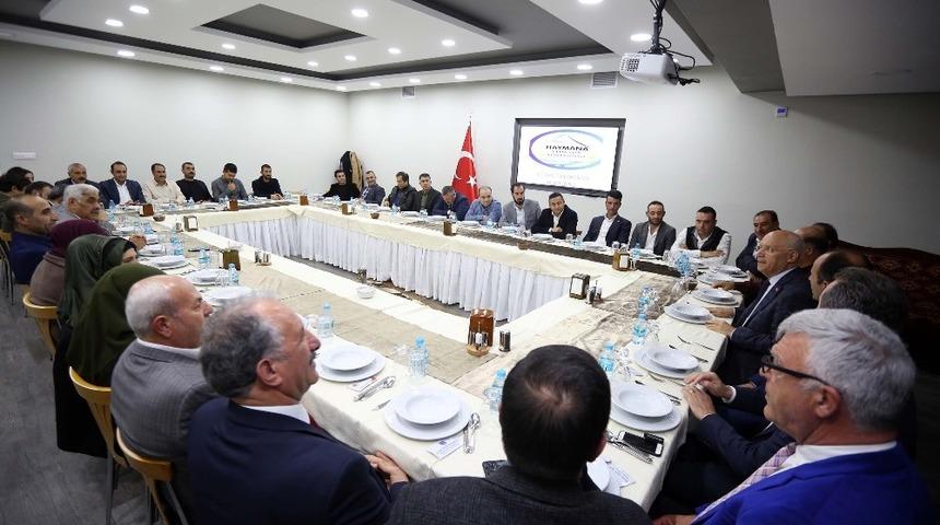 Haymanalılardan Başkan Yaşar&rsquo;a tam destek