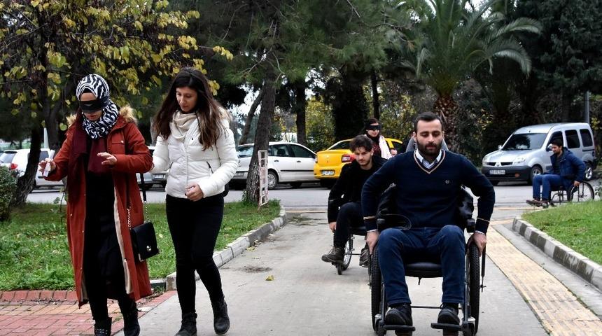 OM&Uuml; Mimarlık Fak&uuml;ltesinde engelli farkındalık etkinliği