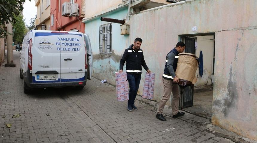 Şanlıurfa&rsquo;da ihtiya&ccedil; sahiplerine soba yardımı