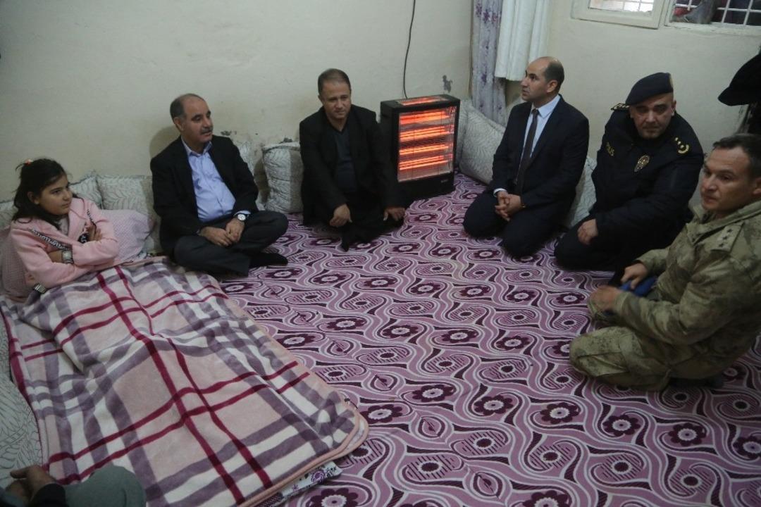 Vali Aktaş&rsquo;tan Başak ve Yıldırım ailelerine ziyaret