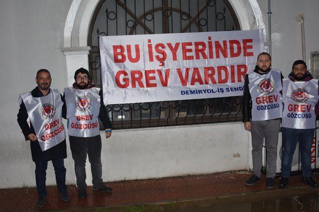 İZBAN'da grev başladı