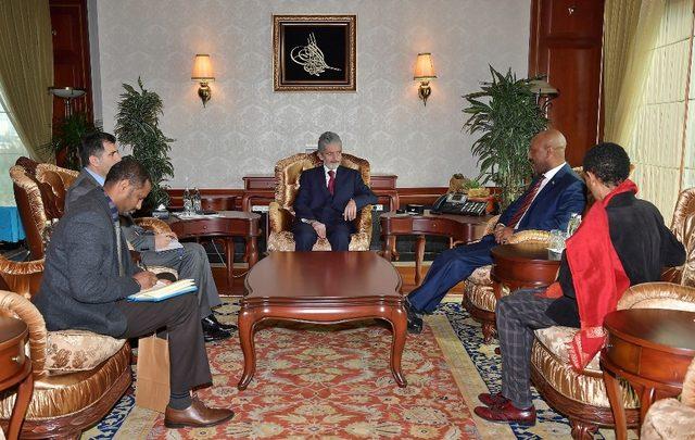Büyükelçilerden Başkan Tuna’ya ziyaret