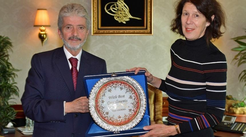 B&uuml;y&uuml;kel&ccedil;ilerden Başkan Tuna&rsquo;ya ziyaret