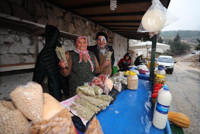 Urla'da taş ocağı eylemi