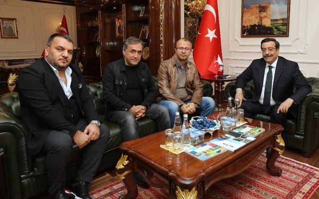 Amed ve Diyarbekirspor’dan Başkan Atilla’ya ziyaret
