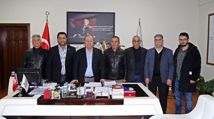 Aydın Muşlular Derneği&rsquo;nden Başkan &Ouml;zakcan&rsquo;a ziyaret
