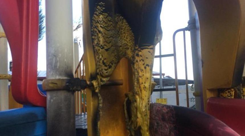 Milas&rsquo;ta &ccedil;ocuk parkına &ccedil;irkin saldırı