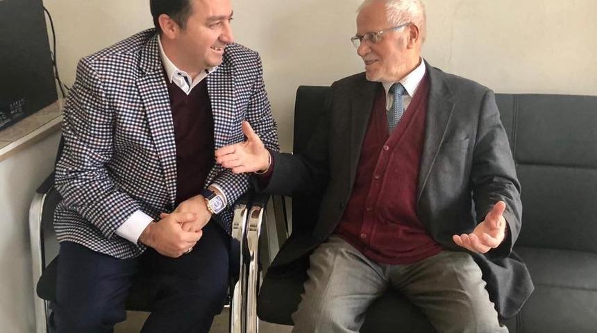 Başkan Bakıcı, &Ccedil;arşı Mahalle Muhtarı Bedri Yaz ile bir araya geldi