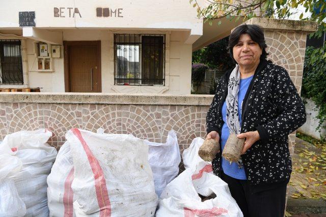 Konyaaltı Belediyesi  atıklardan elde ettiği yakıtı vatandaşa dağıtıyor