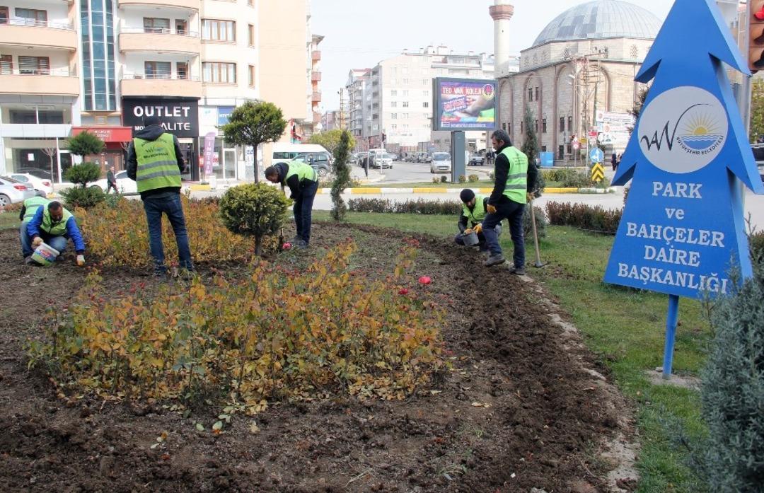 Van&rsquo;da 100 bin lale ve s&uuml;mb&uuml;l soğanı ekildi