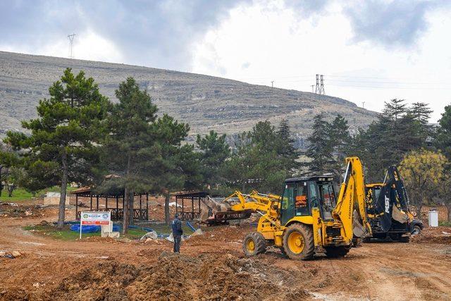 Beydağı Tabiat Parkında çalışmalar devam ediyor