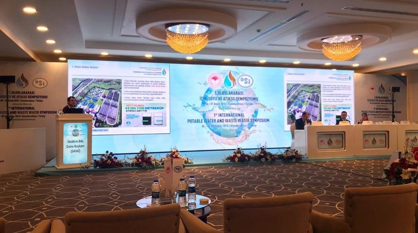 SASKİ ekipleri sempozyuma katıldı